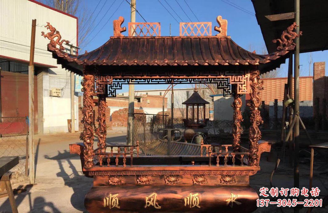泰安大型铜雕香炉