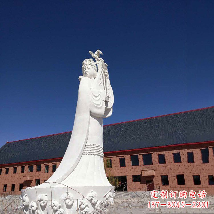 泰安中国古代四大美女之王昭君出塞石雕塑