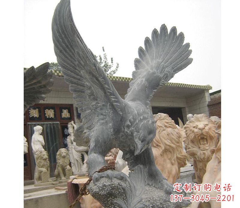 泰安大展宏图老鹰石雕