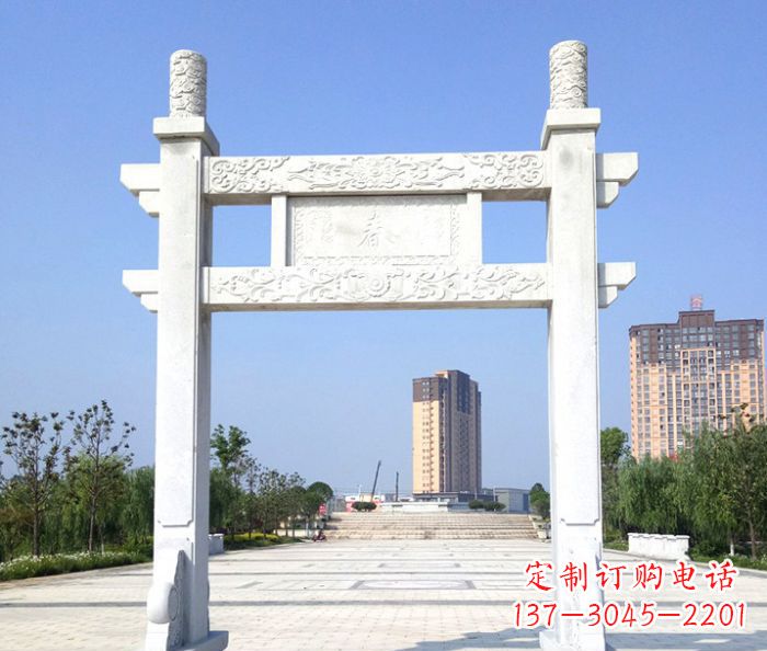 泰安石牌楼雕塑——精美的浓缩艺术