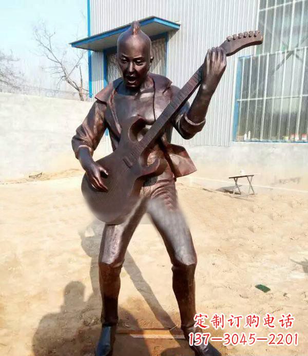 泰安音乐传奇——吉他雕塑