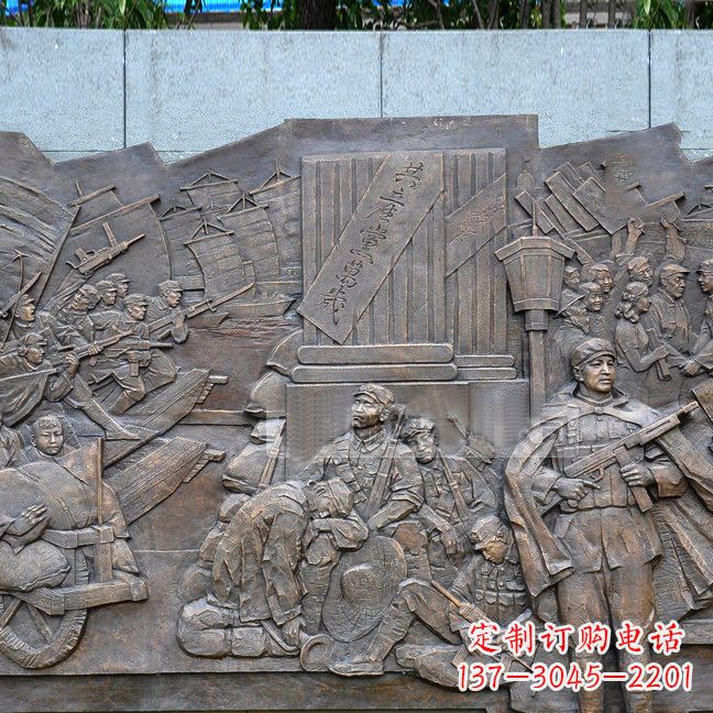 泰安纪念红军革命人物雕塑