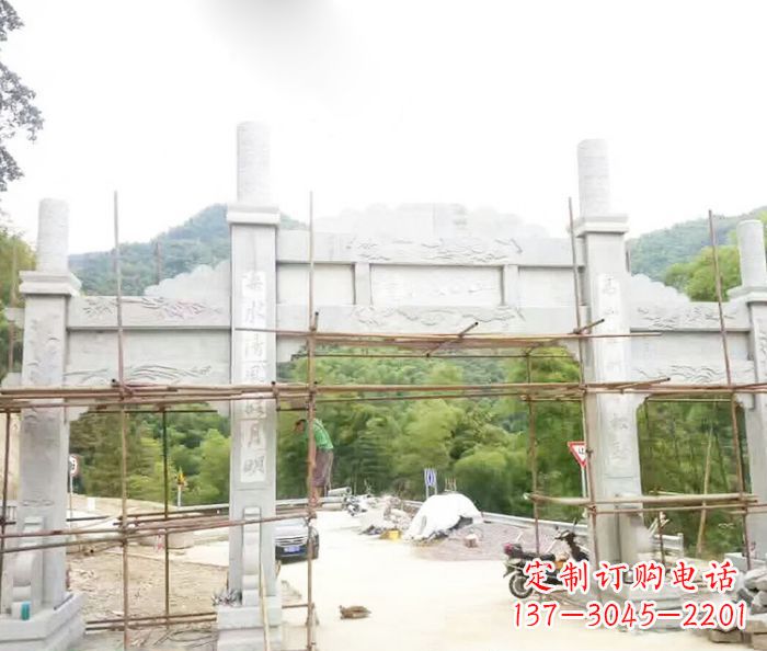 泰安专业牌坊雕塑定制