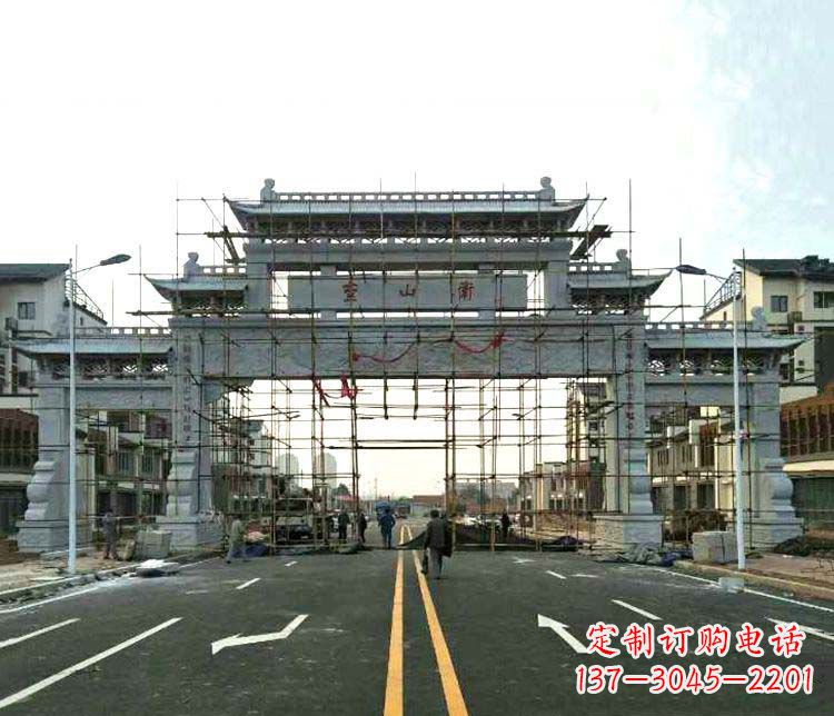 泰安牌坊石雕——精致细腻,展示正气