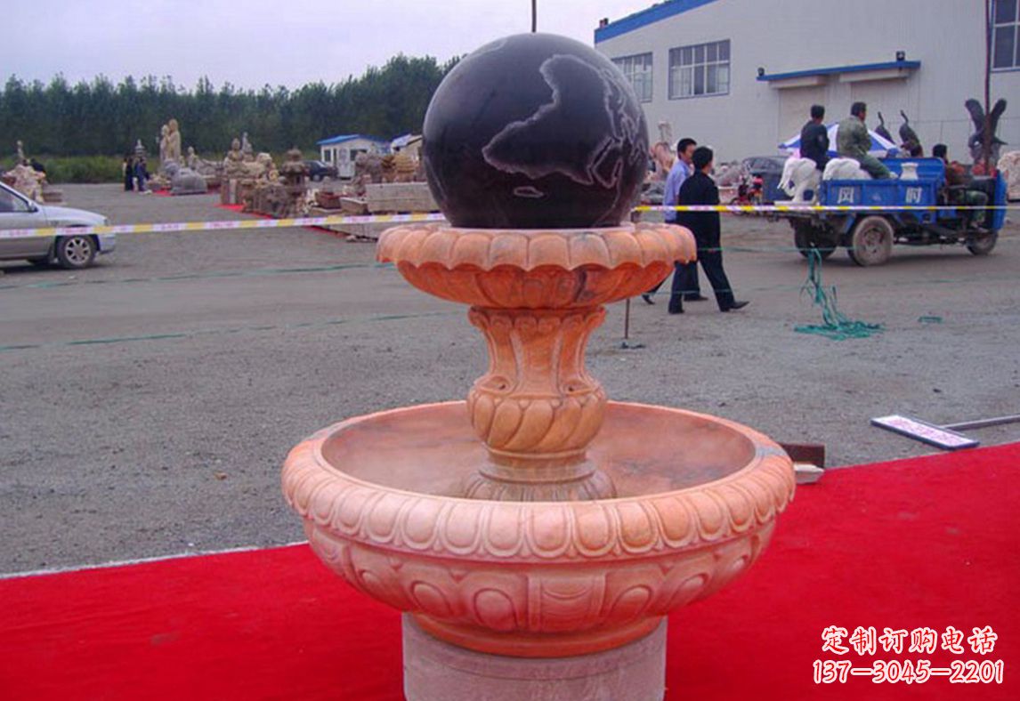 泰安德化精美风水球雕塑