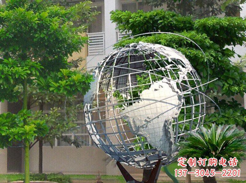 泰安地球校园不锈钢雕塑