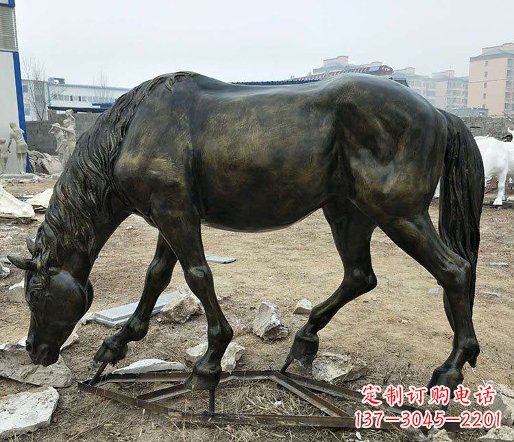 泰安活力玻璃钢仿铜动物雕塑