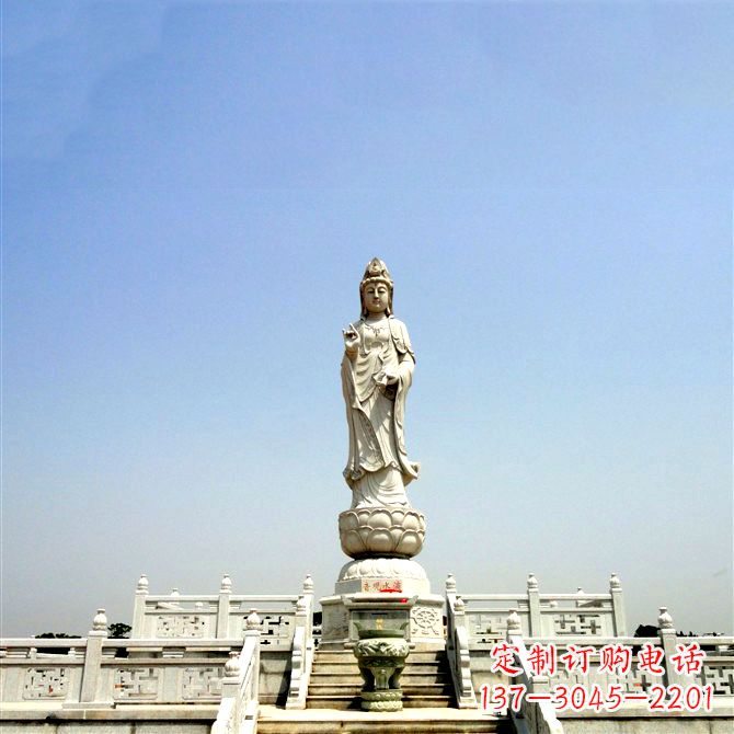 泰安观音大型石雕景观雕塑