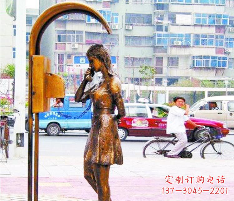 泰安女孩铜雕塑——艺术的象征