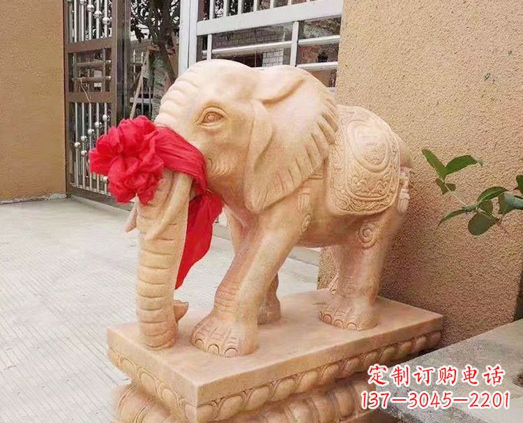 泰安雕刻大象石雕