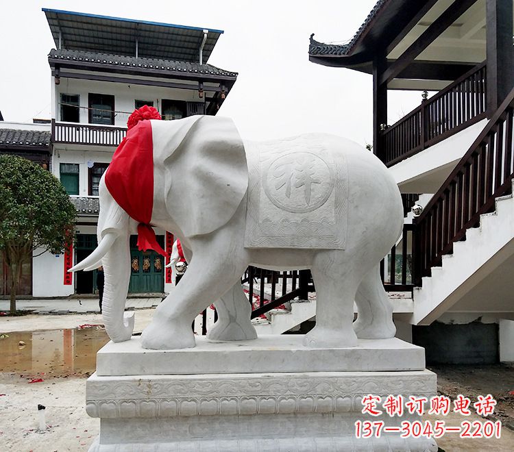 泰安精致大象雕塑
