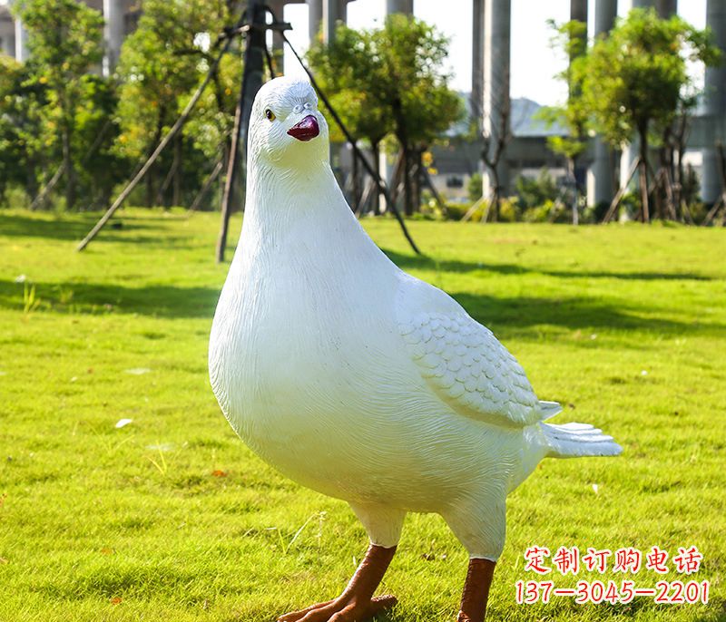泰安雕塑和平鸽