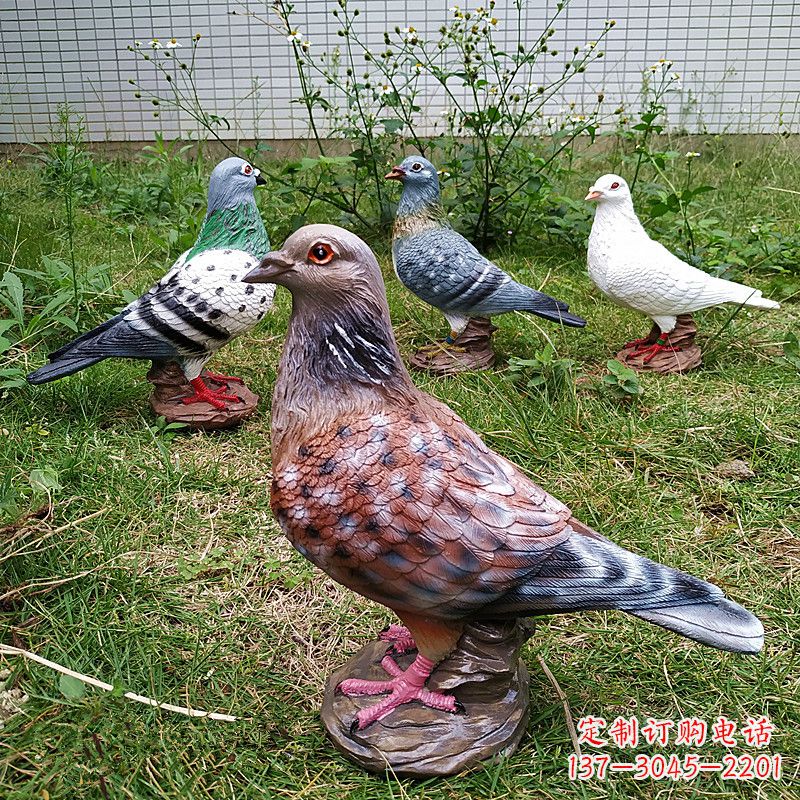 泰安雕塑和平鸽图片