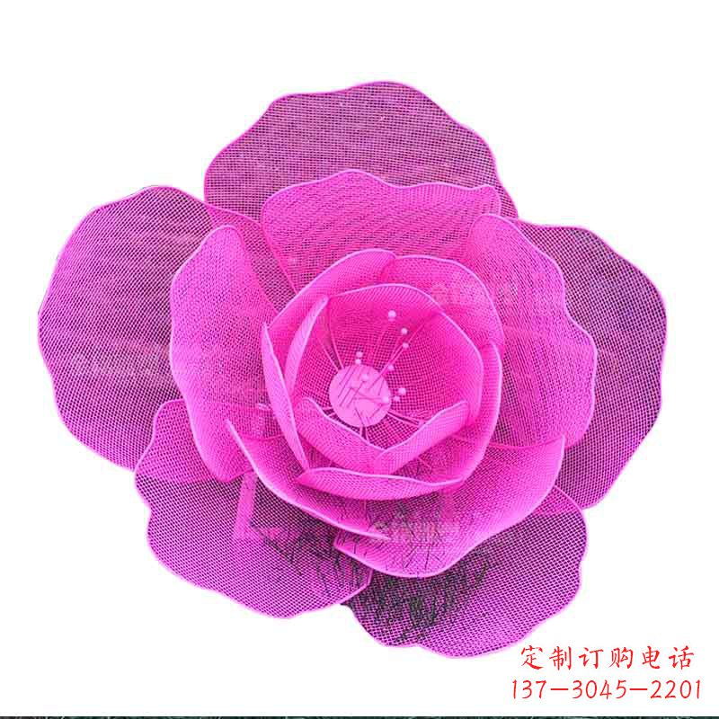 泰安精美玫瑰金属雕塑