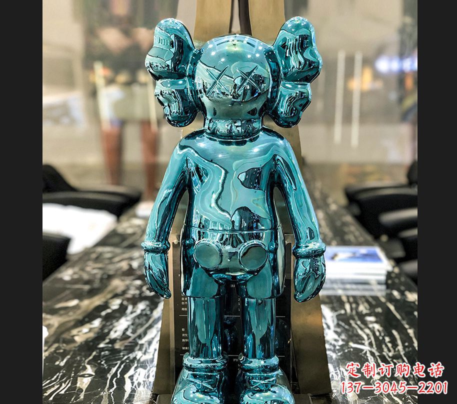 泰安动漫不锈钢机器人雕塑