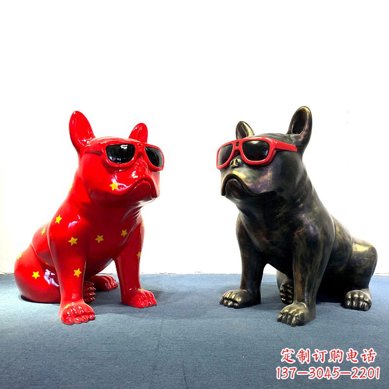 泰安斗牛犬雕塑摆件