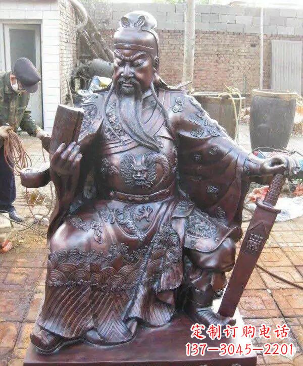 泰安关公铜雕——象征着一份久远精神的传承