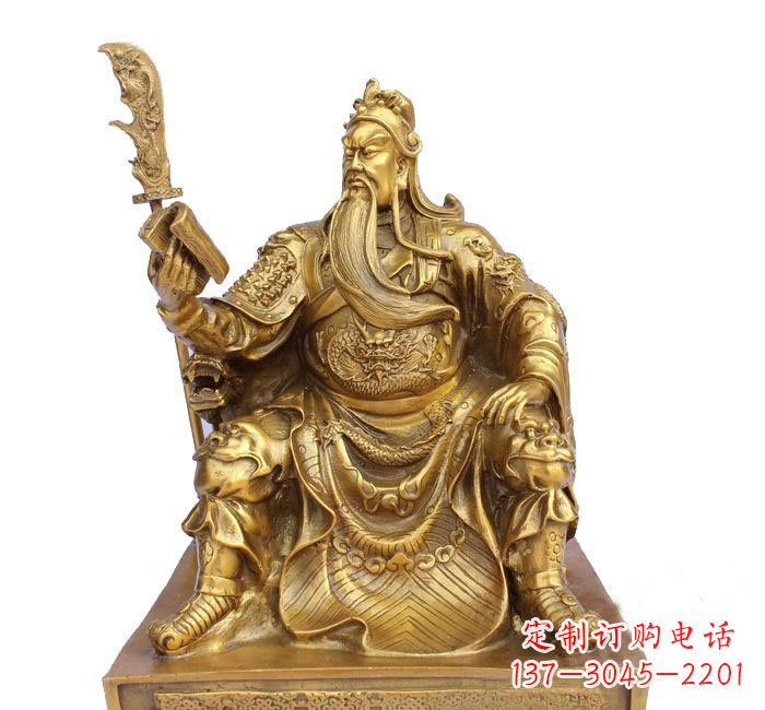 泰安精美关公铜雕