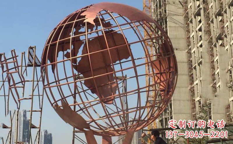 泰安锻铜不锈钢地球雕塑