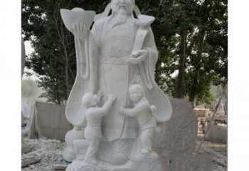 泰安大理石财神雕塑——守护家庭繁荣