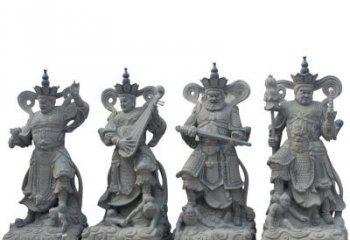 泰安四大天王大理石雕塑
