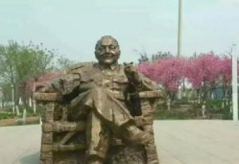 泰安中领雕塑邓小平坐式铜雕