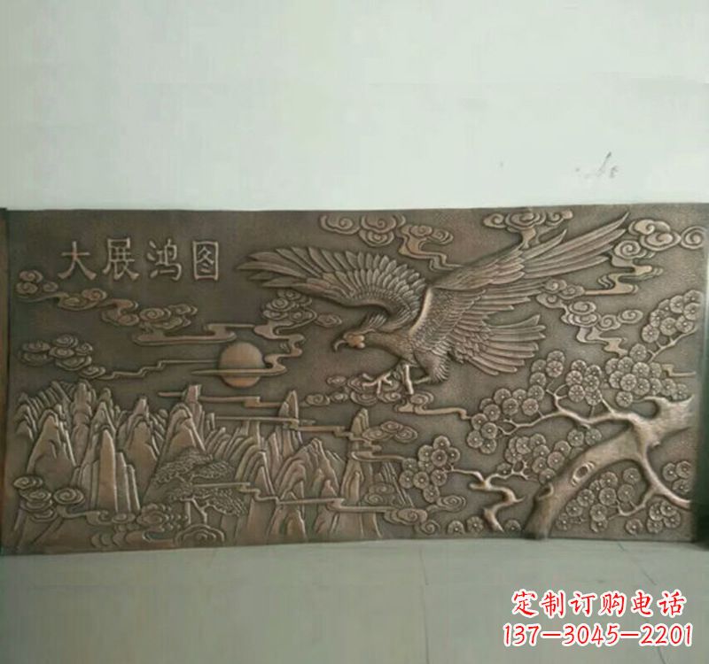 泰安精致锻铜老鹰雕塑