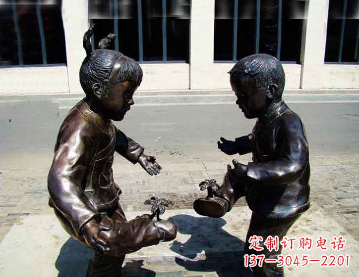泰安中领雕塑 | 专业高端儿童铜雕