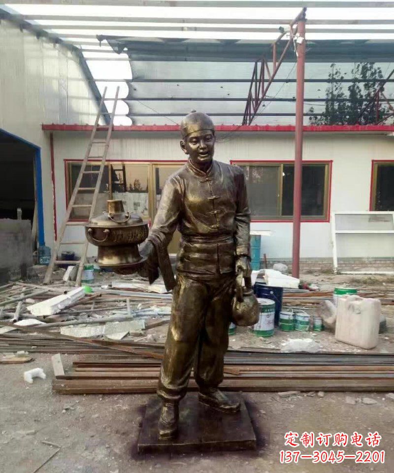 泰安产品名称店小二铜雕