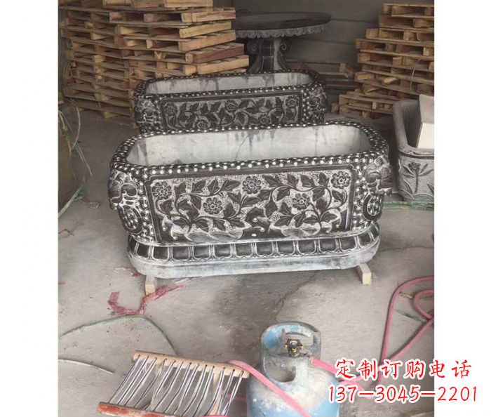 泰安仿古石水缸雕塑