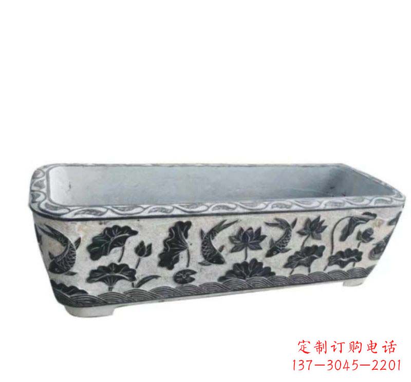 泰安精美水缸石雕