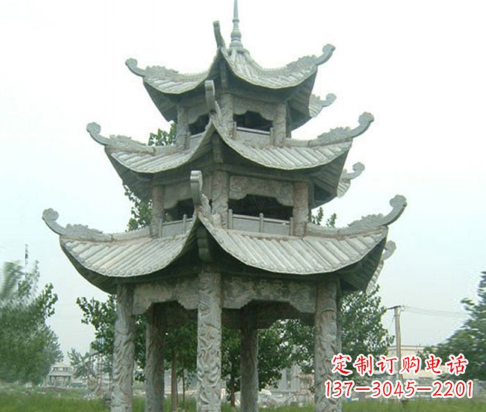 泰安中领雕塑凉亭石雕