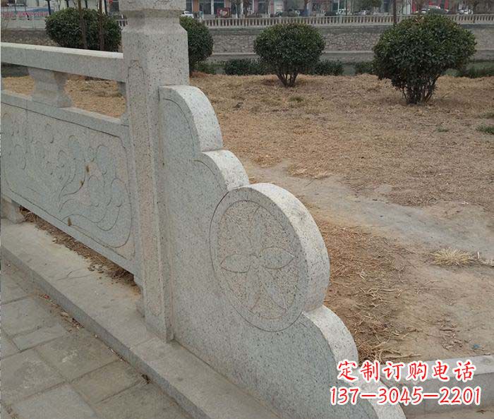 泰安仿古护城河石雕栏板
