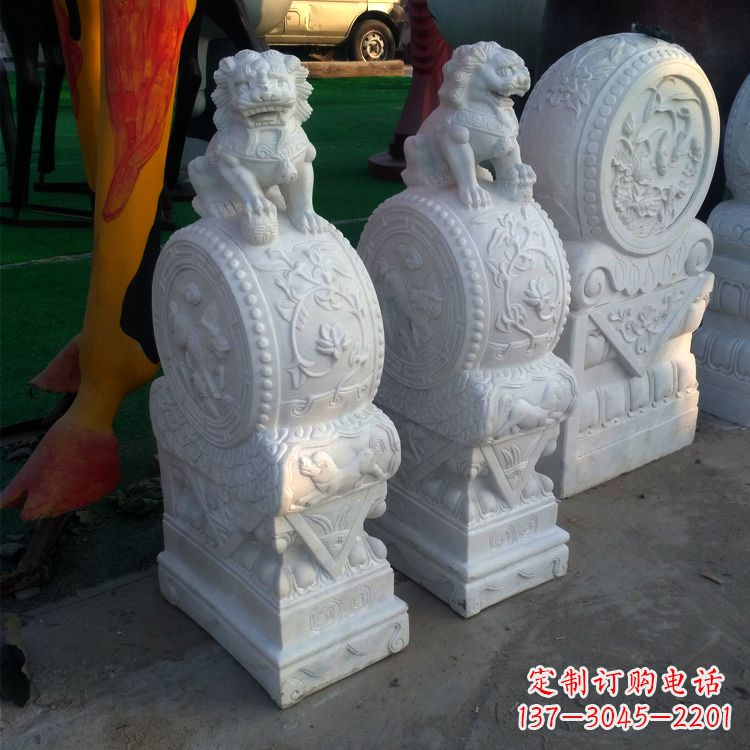 泰安仿古门墩石雕塑