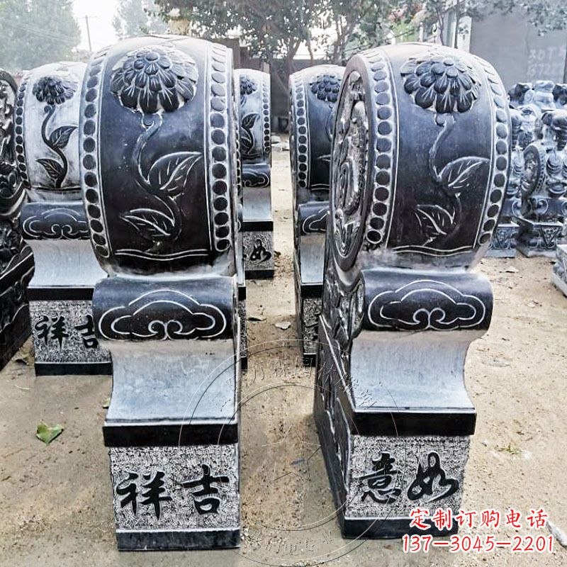 泰安古典门墩雕塑
