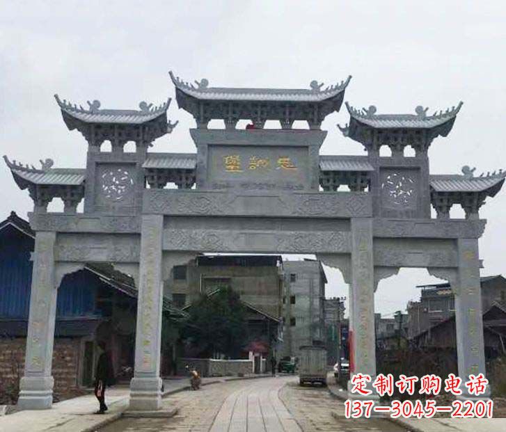 泰安精美牌坊石雕