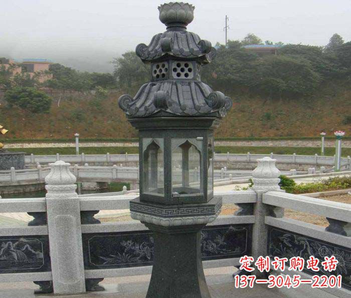 泰安仿古石灯雕塑,点亮景观空间