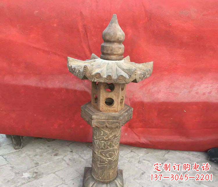 泰安传统风格石灯雕塑