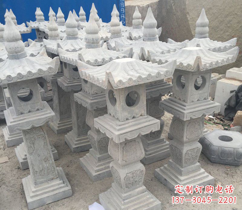 泰安仿古石灯园林景观石雕
