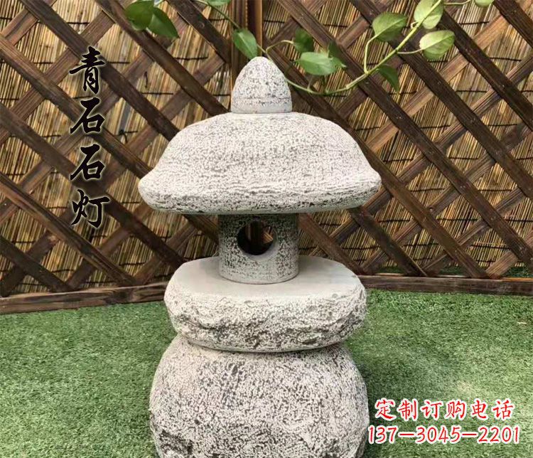 泰安精美仿古石灯公园照明灯石雕