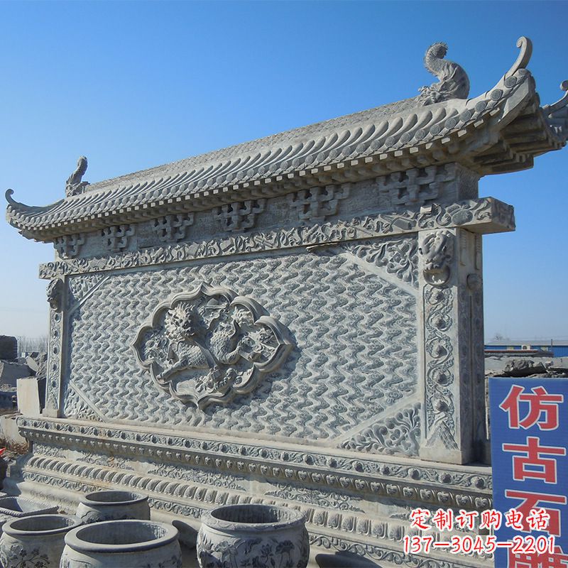 泰安影壁石雕--让时光流转