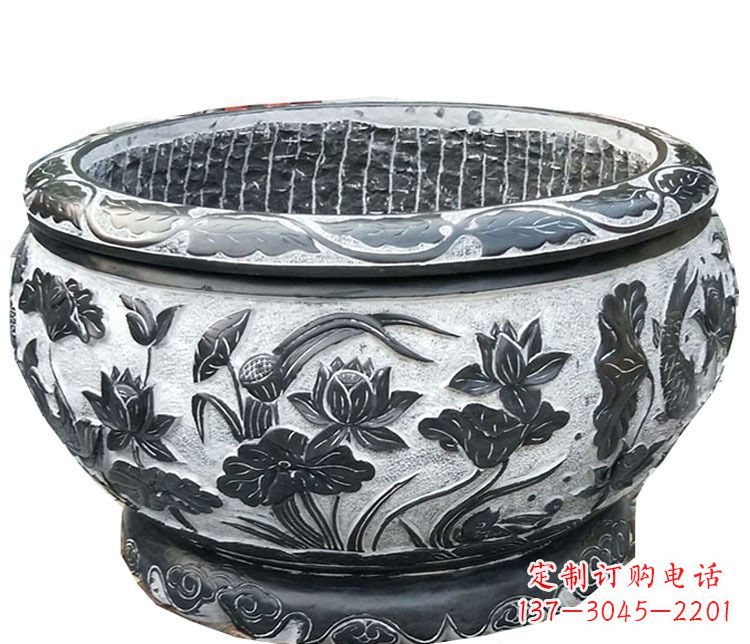泰安传承古典,精致仿古庭院花盆雕塑