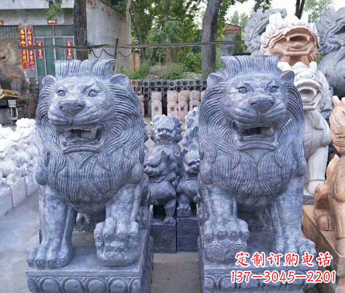 泰安仿古欧式石雕狮子