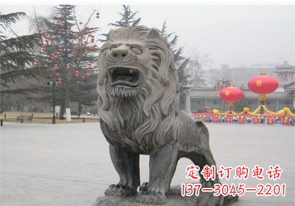 泰安欧式古典石雕狮子