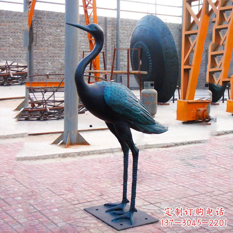 泰安仿古仙鹤雕塑