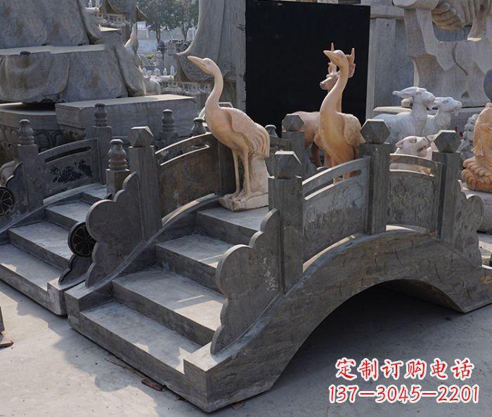 泰安精致石制仿古拱桥雕塑