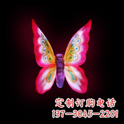 泰安红发蝴蝶 小号发光雕塑