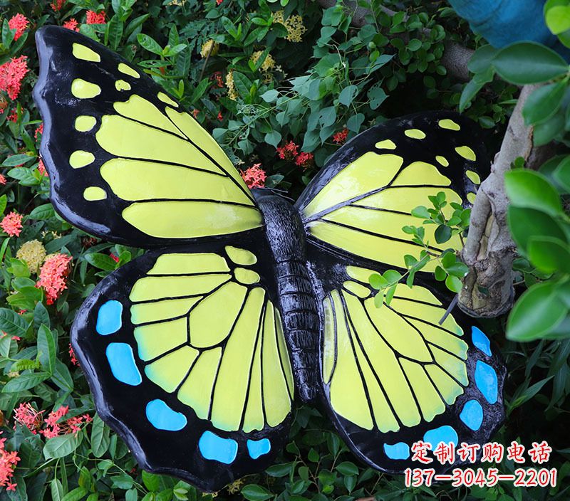 泰安玻璃钢蝴蝶雕塑