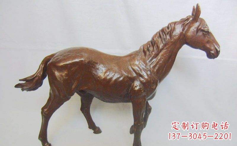 泰安仿真马铸铜动物雕塑