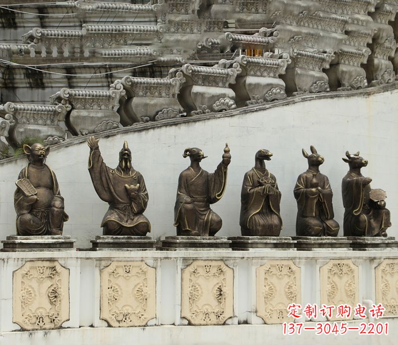 泰安十二生肖铜雕塑定制